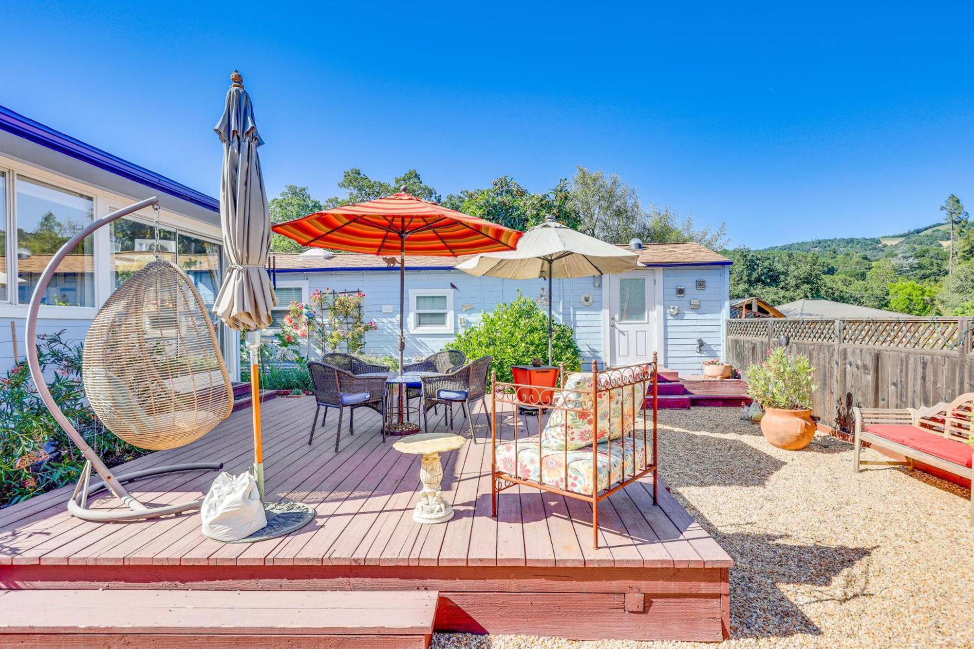 Romantic Casita With Garden And Deck 2 Miles To Plaza! Sonoma Exterior photo